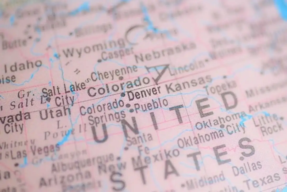 map of Colorado