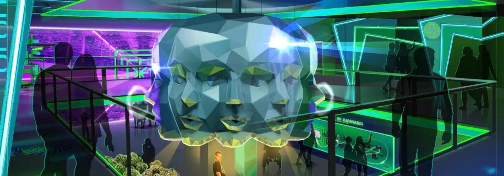 inside of CANNABITION Cannabis Museum